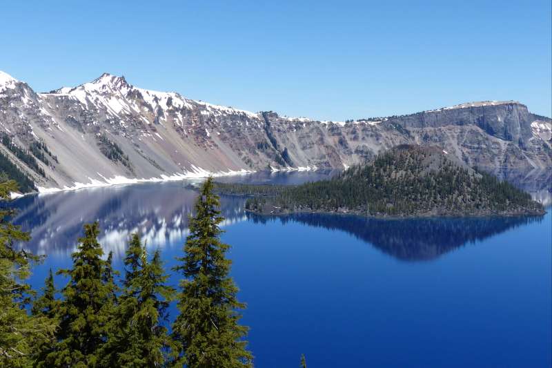 Île Wizard - Crater Lake - Oregon - Etats-Unis