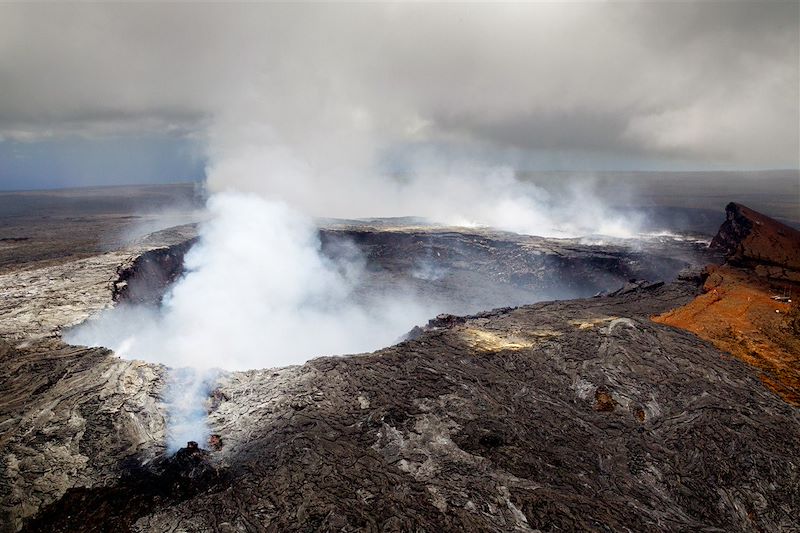 Volcan sur Big Island - Hawaï