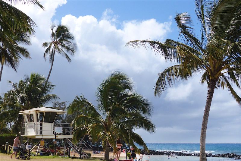 Plage de Poipu - Kauai - Hawaï