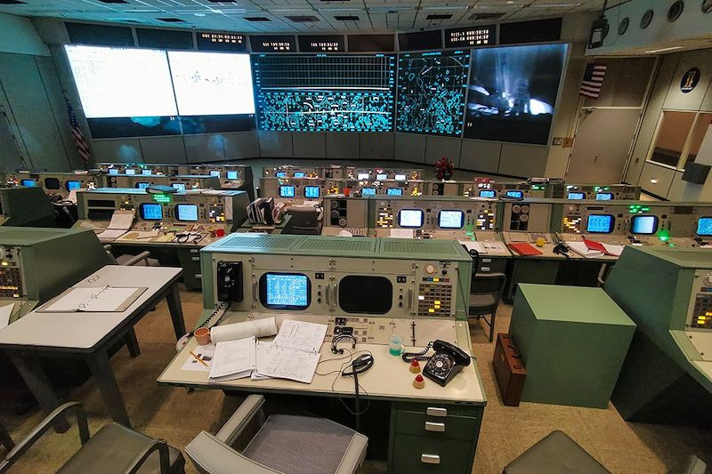 NASA Mission Control Center - Johnson Space Center - Houston - Etats-Unis