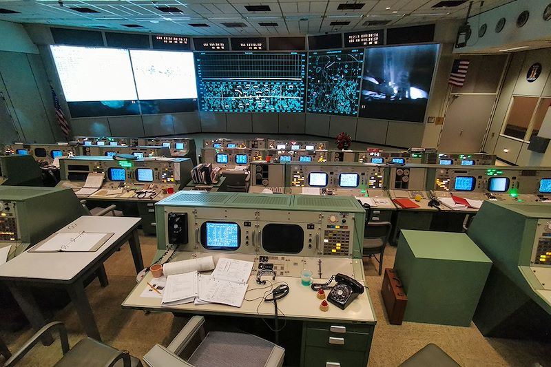 NASA Mission Control Center - Johnson Space Center - Houston - Etats-Unis