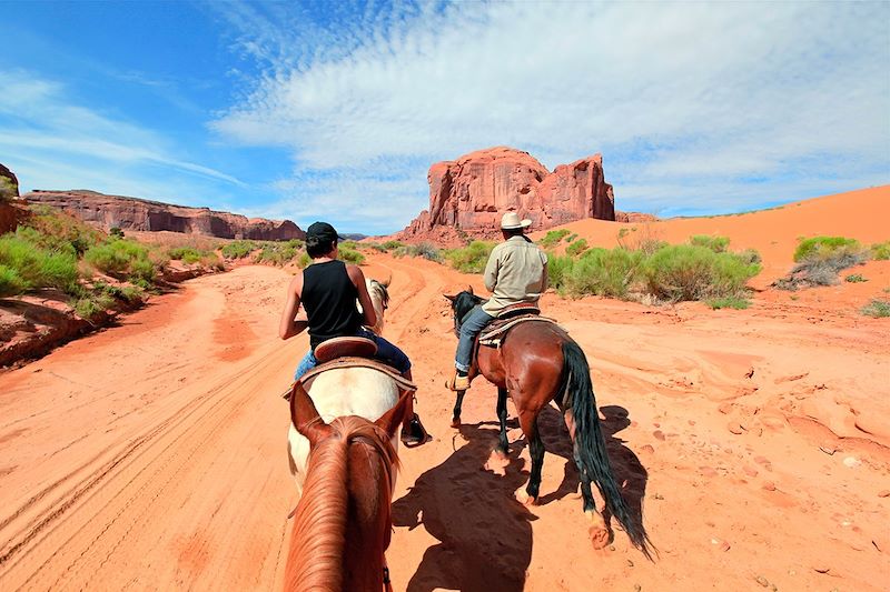 Randonnée équestre - Monument Valley - États-Unis