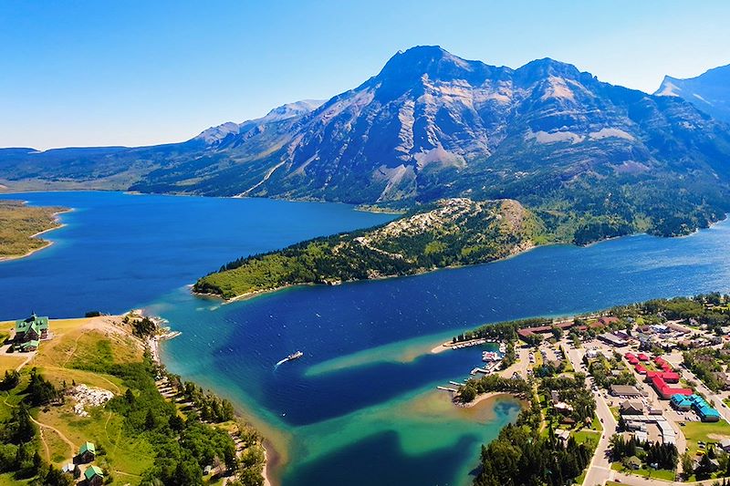 Vue depuis Bear's Hump - Parc national du Canada des Lacs-Waterton - Canada