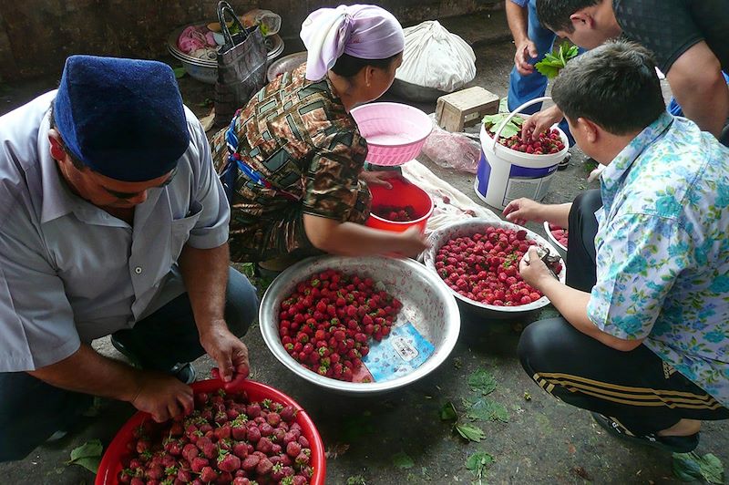 Marché à Tashkent - Ouzbékistan