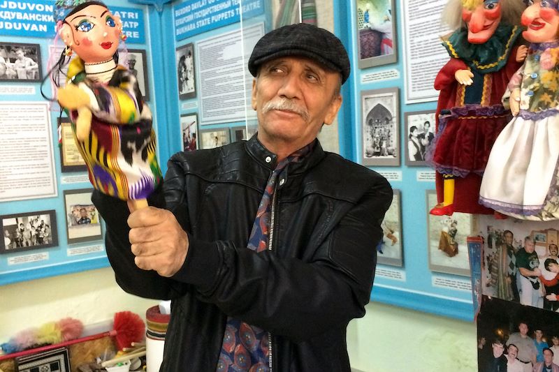 Marionnettiste en Ouzbékistan