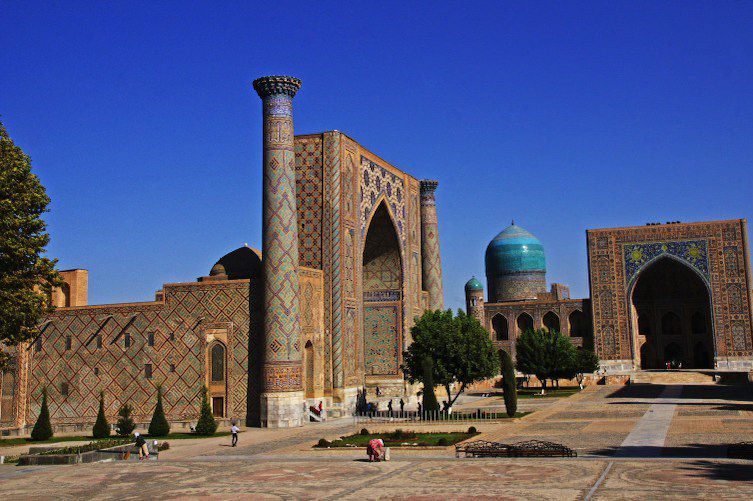 Place du Reghistan à Samarkand - Ouzbékistan