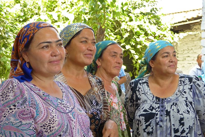 Yourtes ouzbek et coupoles de Samarcande