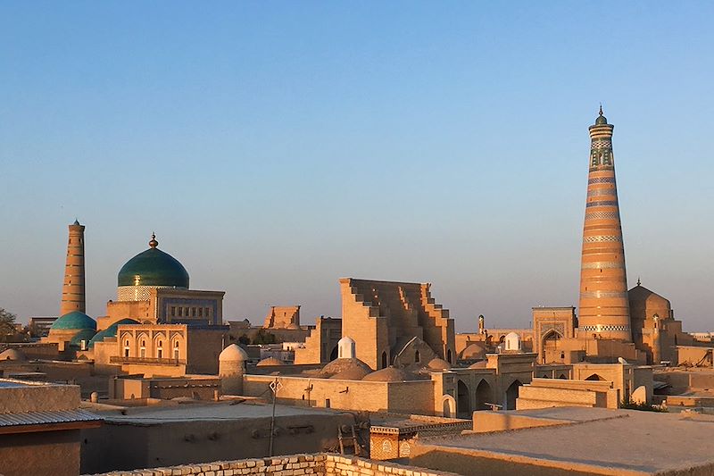 Coucher de soleil sur la ville de Boukhara - Ouzbékistan