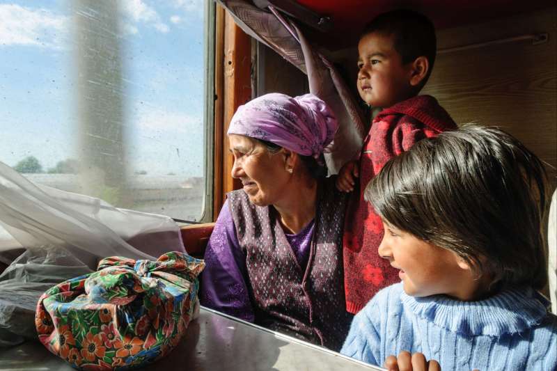 A bord de l'Orient Silk Road Express 