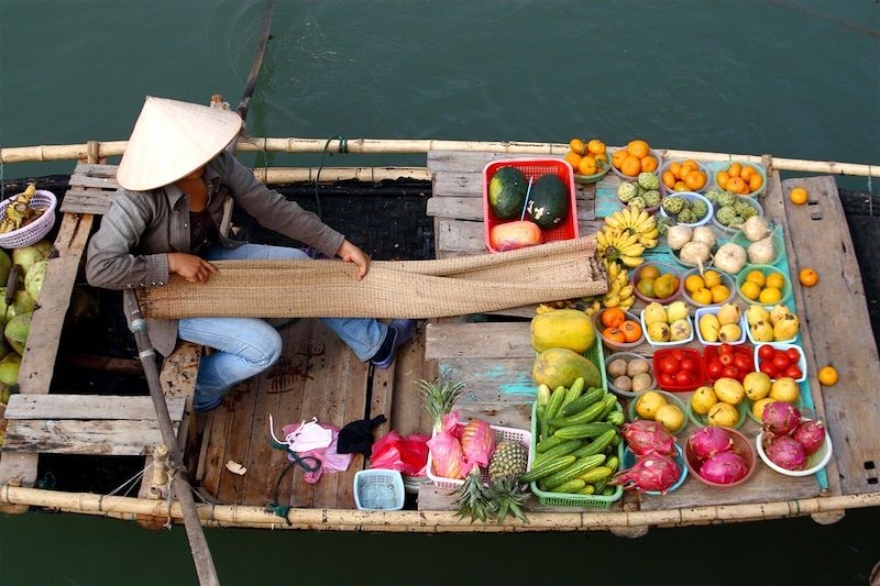 Marché flottant - Delta du Mékong - Vietnam