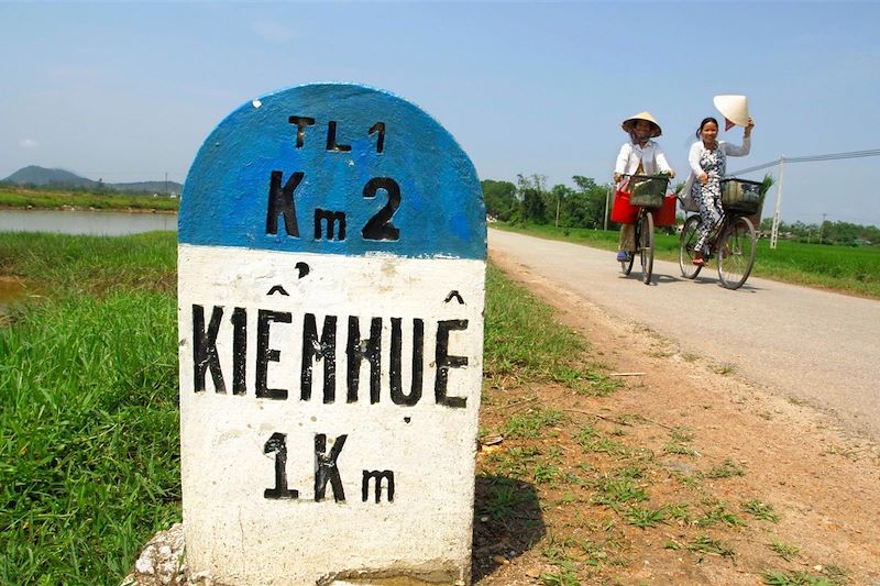 À vélo dans la région de Huê - Vietnam