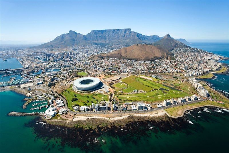 Vue aérienne du Cap - Afrique du Sud