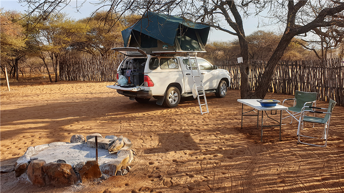 Camping au Botswana