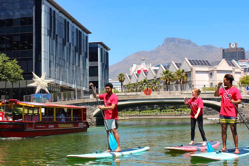 Paddle au V&A Waterfront - Le Cap - Afrique du Sud