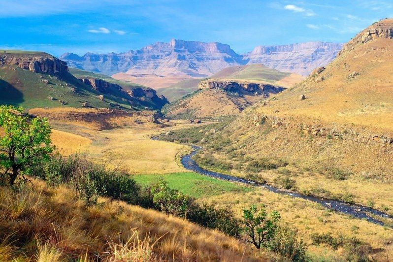 Giant's Castle Valley - Parc UKhahlamba - Povince du Kwazulu-Natal - Afrique du Sud