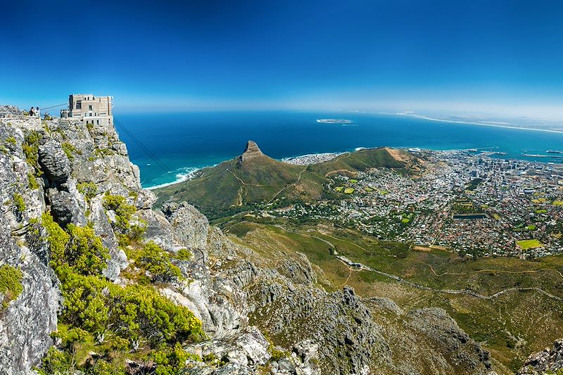 Vue sur la baie du Cap depuis la Montagne de la Table - Afrique du Sud