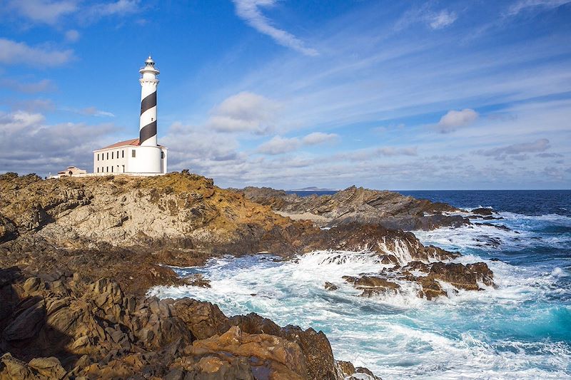 Phare de Favàritx - Parc naturel de s'Albufera des Grau - Île de Minorque - Baléares - Espagne