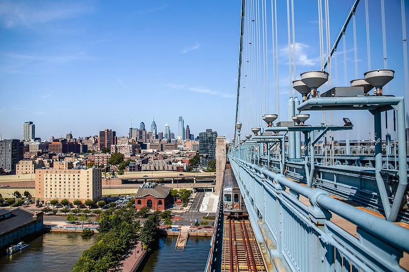 Pont Benjamin Franklin - Philadephie - Etats-Unis