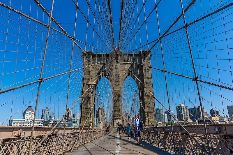 Le pont de Brooklyn - New York - États-Unis