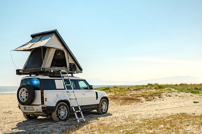 Jeep Camper (avec tente sur toit )