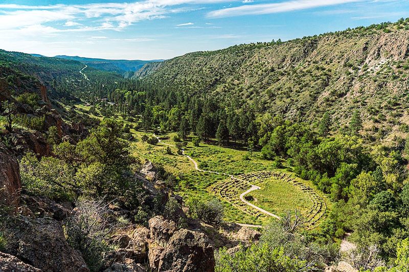Frijoles Canyon - Bandelier National Monument - Nouveau-Mexique - États-Unis