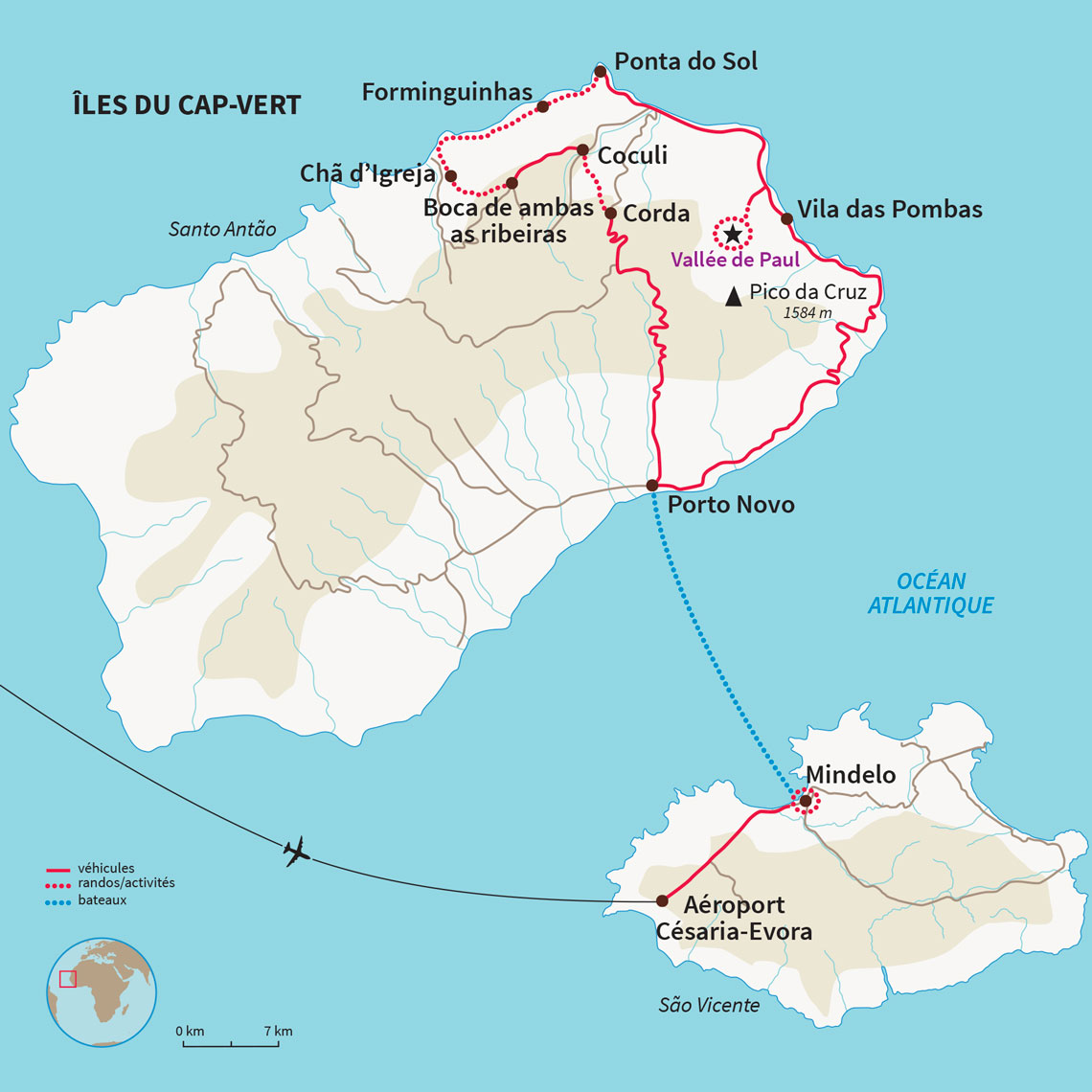 Carte Cap-Vert : Samba de Mindelo ! 