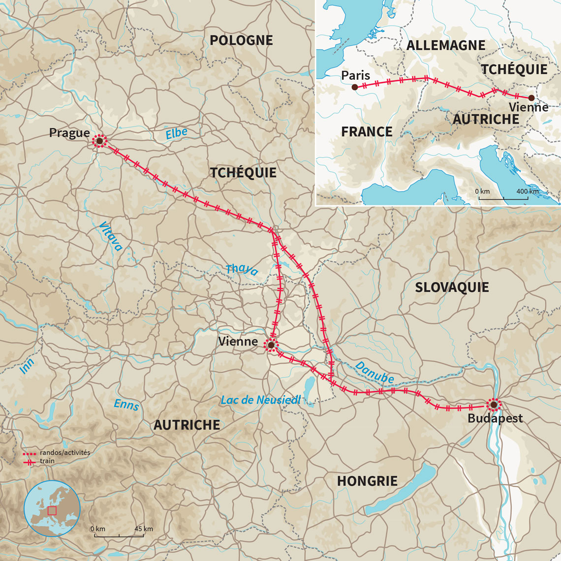 Carte Autriche : Les marchés de Noël vont bon train ! 