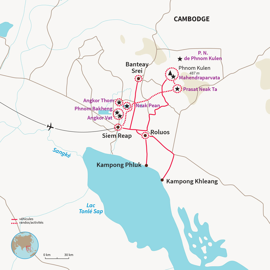 Carte Cambodge : Vivez l'héritage khmer