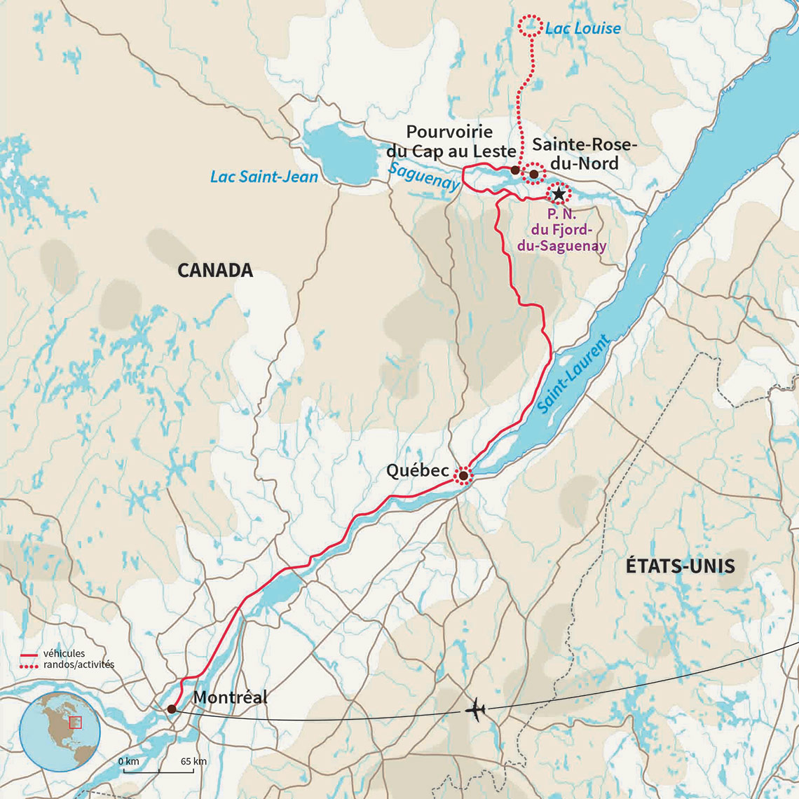 Aventure dans la neige québécoise dans le fjord du Saguenay : raquette, motoneige, traîneau à chien à la Pourvoirie Cap au Leste
