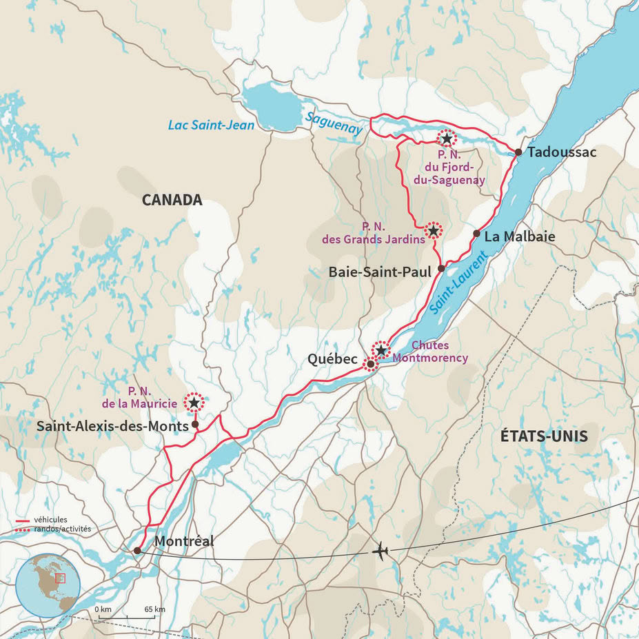 Carte Canada : Un été au Québec 
