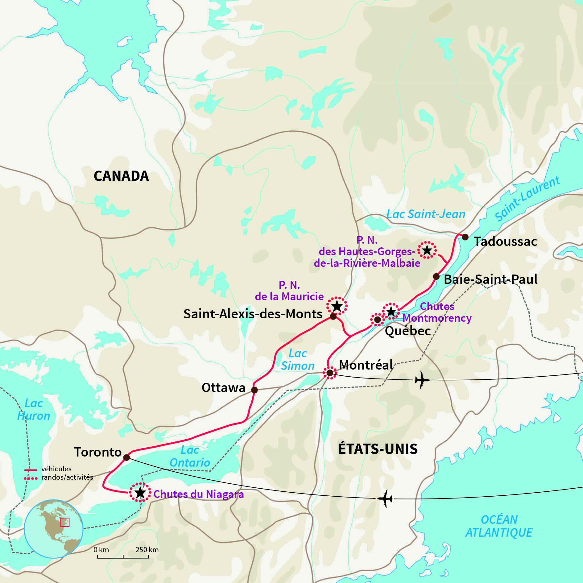 Carte Canada : Le Québec, absolument !