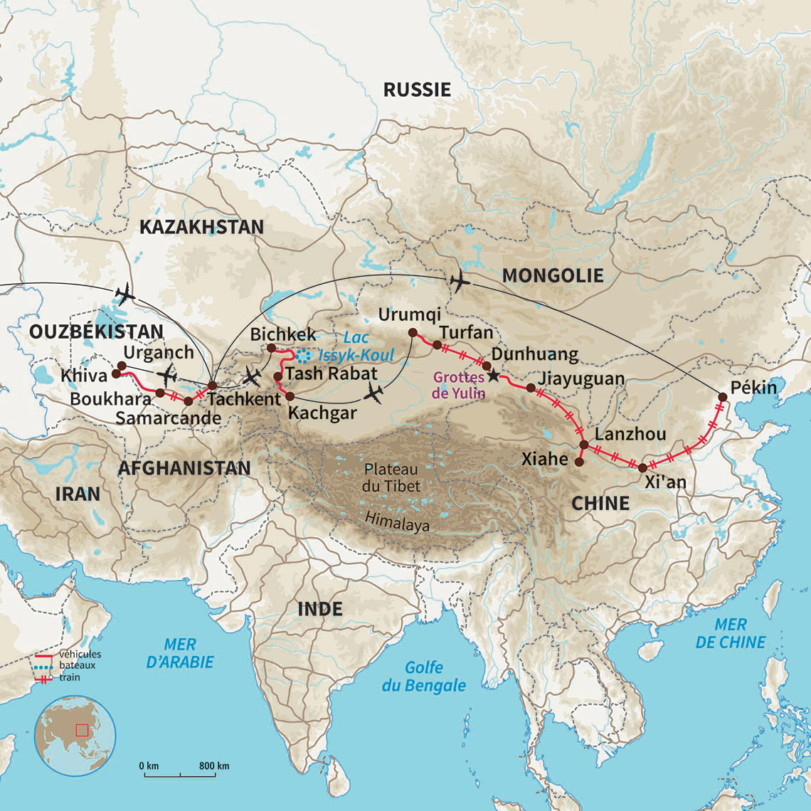 route de la soie voyage