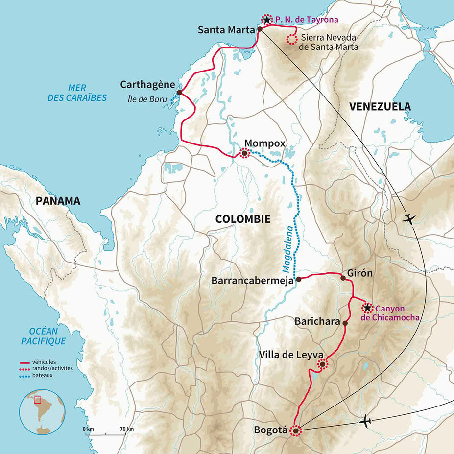 Circuit Colombie : Colombie à la folie & Tayrona - Nomade Aventure