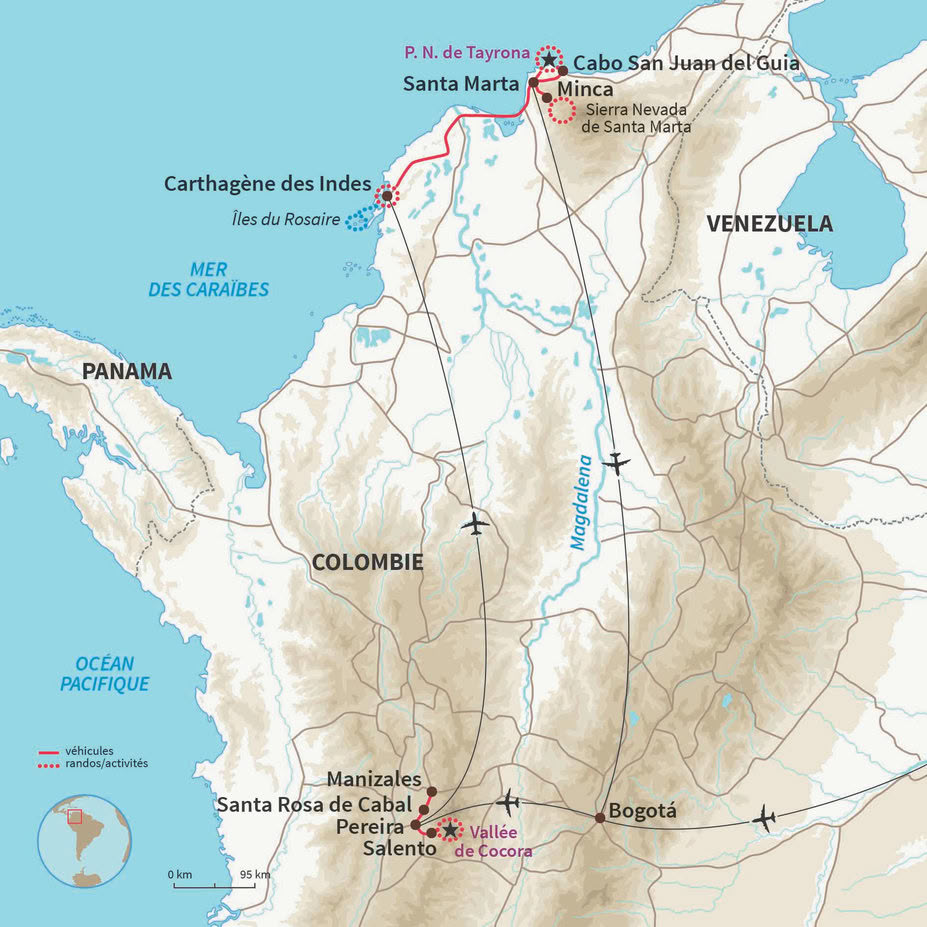 Carte Colombie : Vamos Colombia ! 
