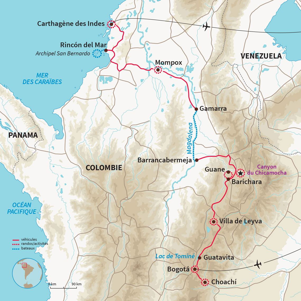 Découverte des villes coloniales: Bogota, Carthagène & Mompox, rando dans le Canyon de Chicamocha et baignade dans les Caraïbes 3