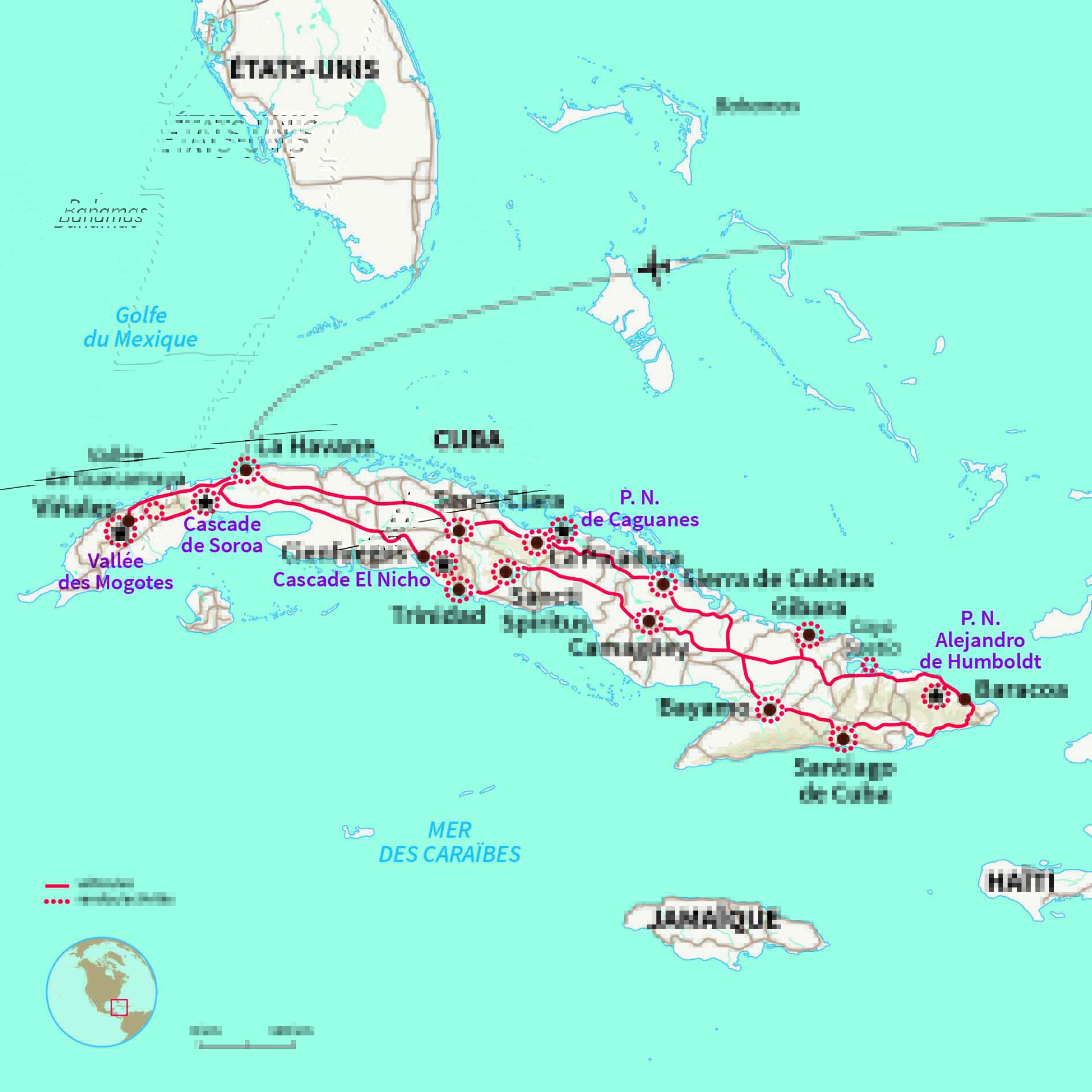 Carte Cuba : Cuba, l'intégral !