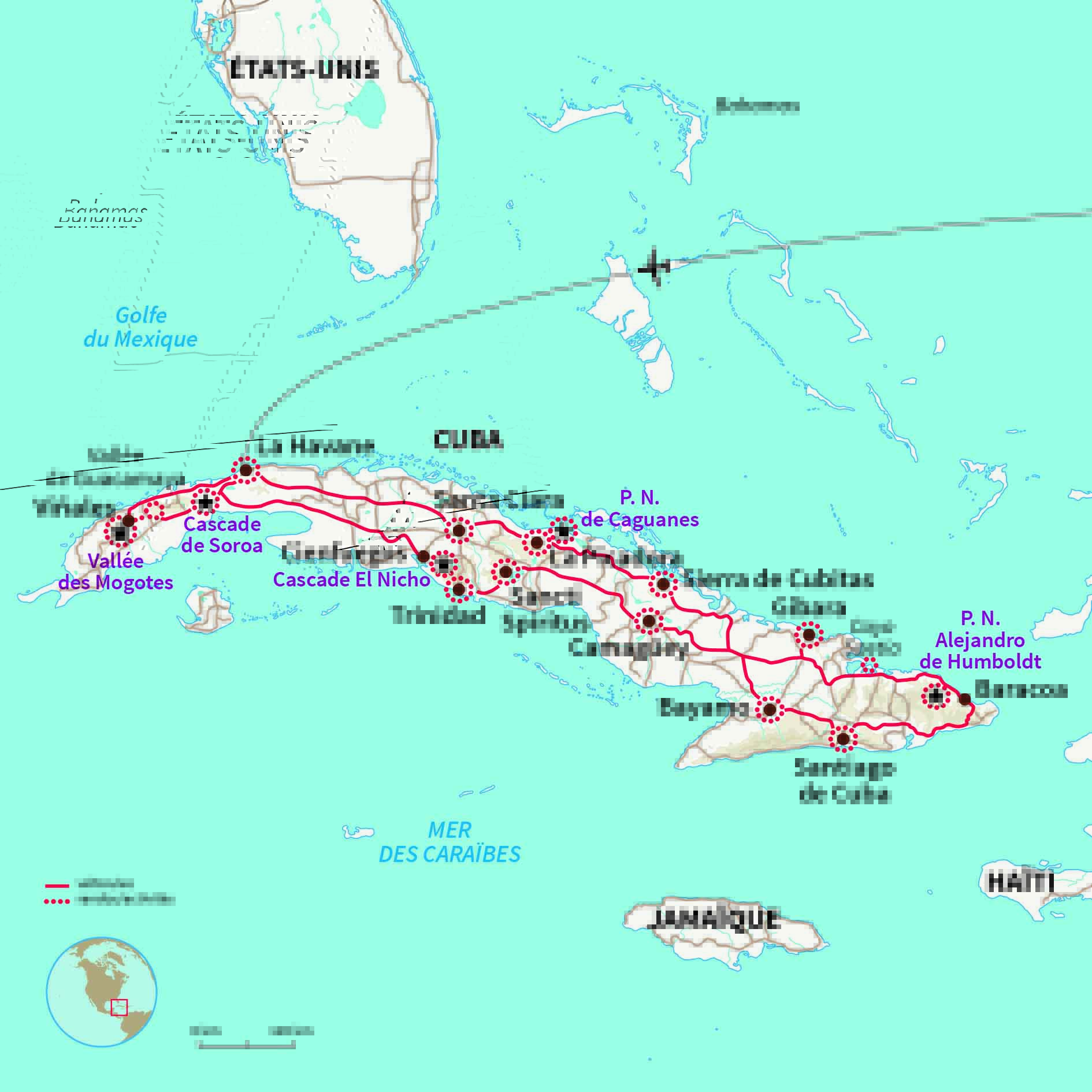 Découverte complète de Cuba d'est en ouest avec tous les spots incontournables, rencontres, balades, visites, baignades etc. 3