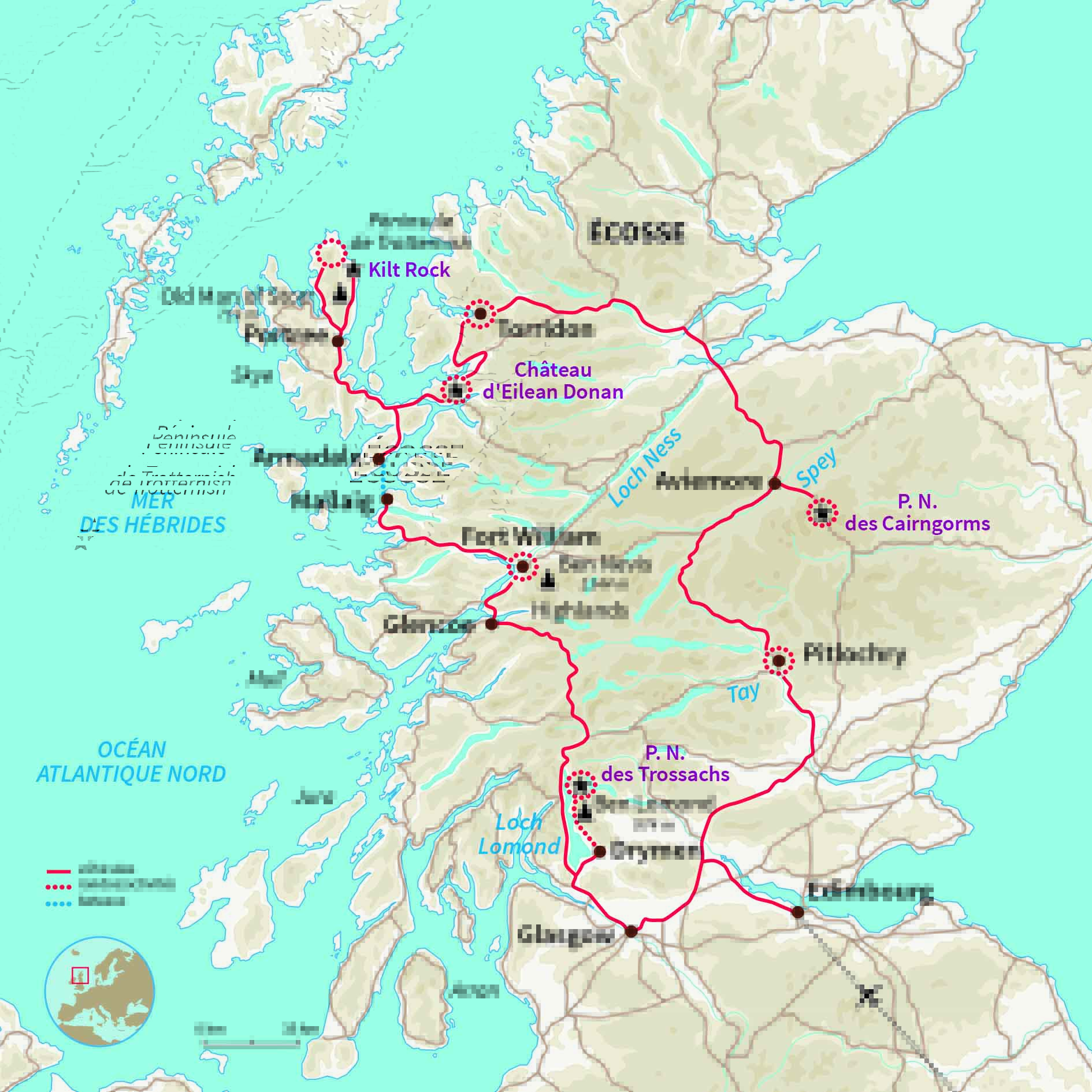 Road trip Ecosse Highlands L