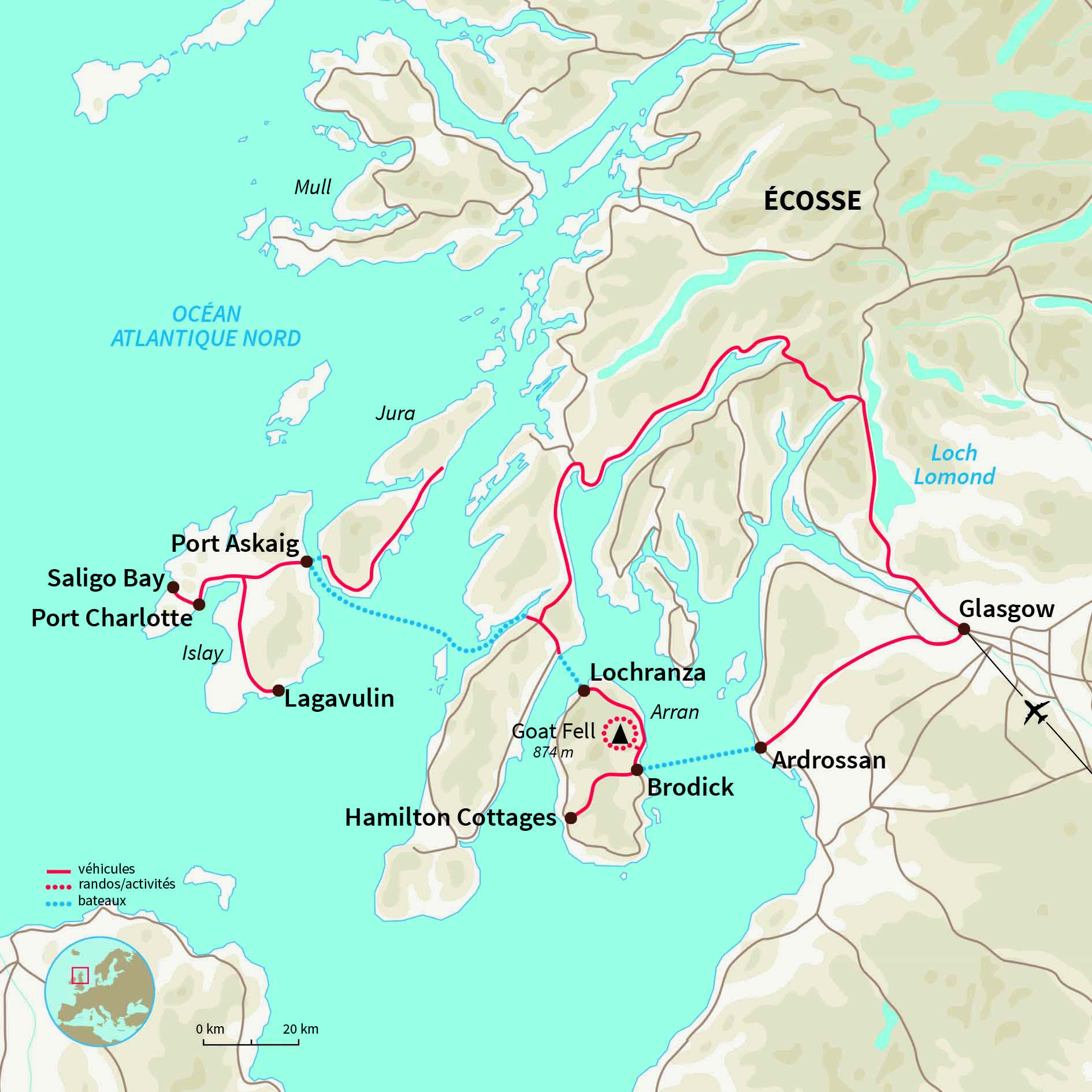 Carte Écosse : L'Écosse, ça vous scotch !