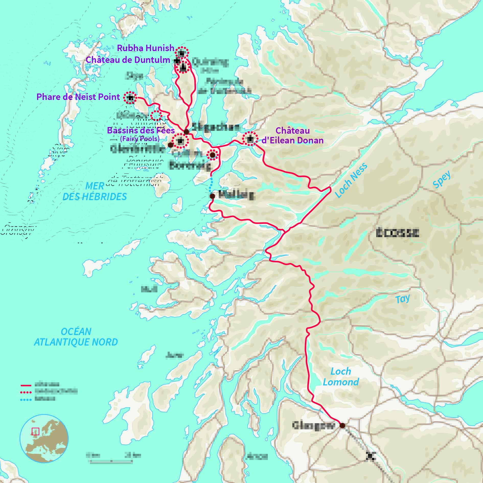 Carte Écosse : La magie de l’île de Skye