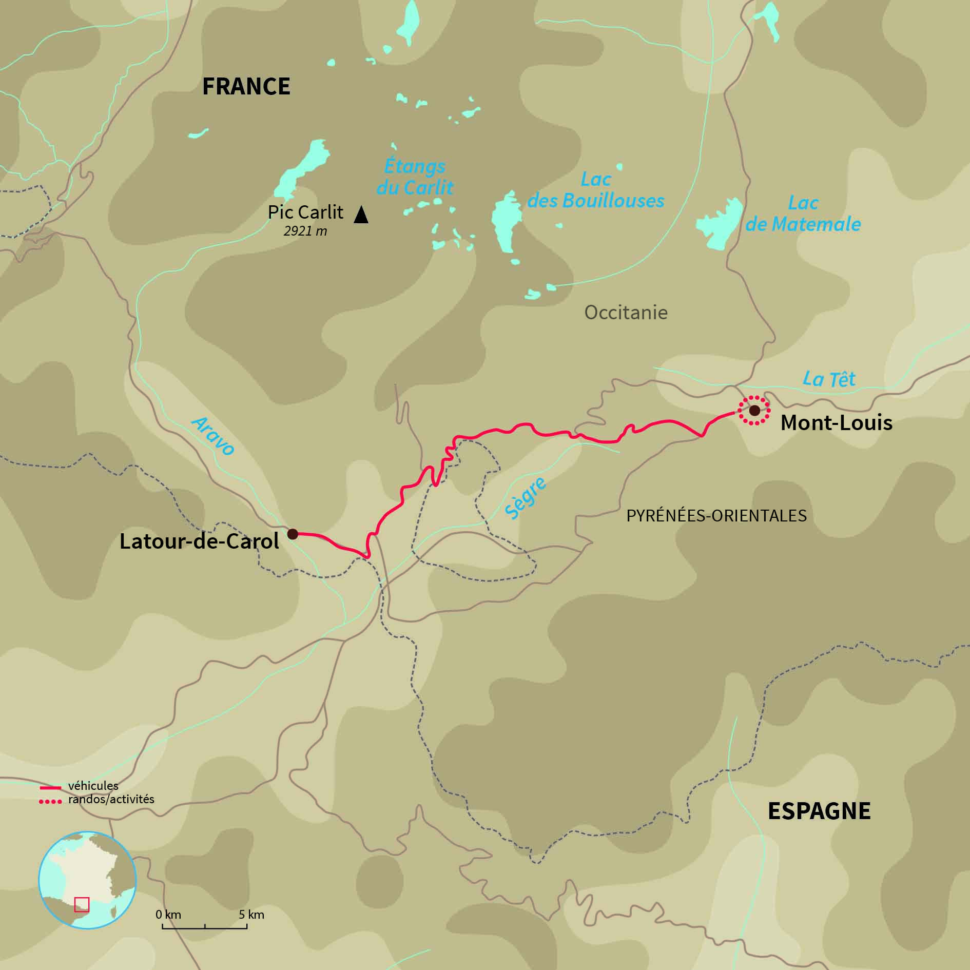 Carte France : Petits aventuriers des Pyrénées 