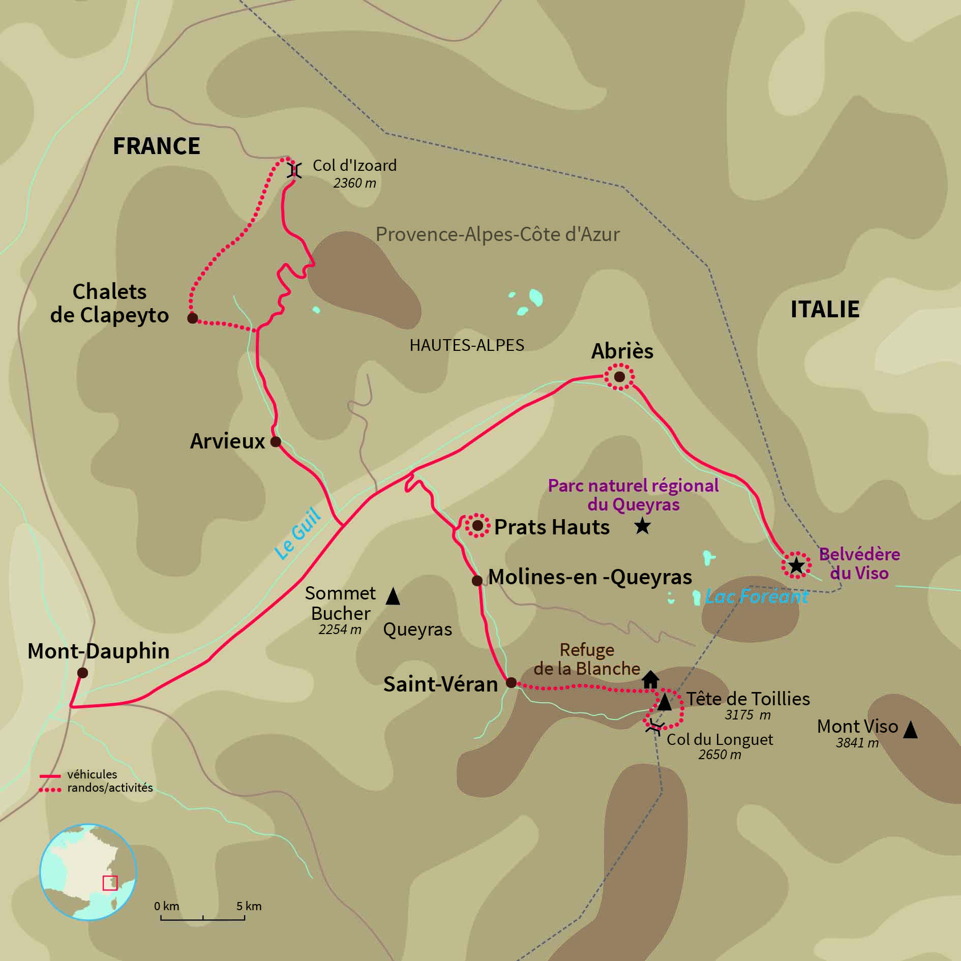 Carte France : A la découverte du ski de randonnée nordique !