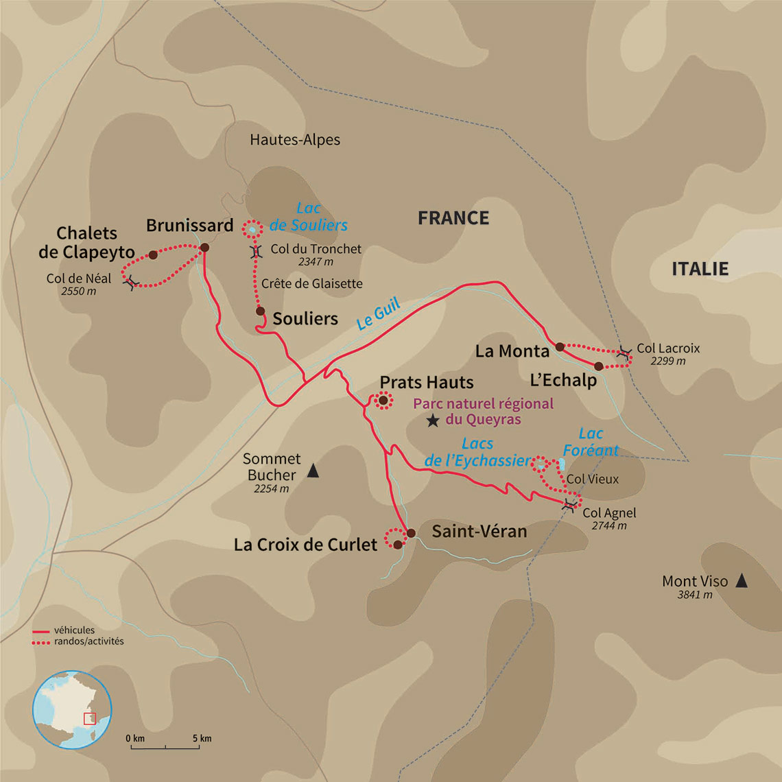 Carte France : La découverte du Queyras