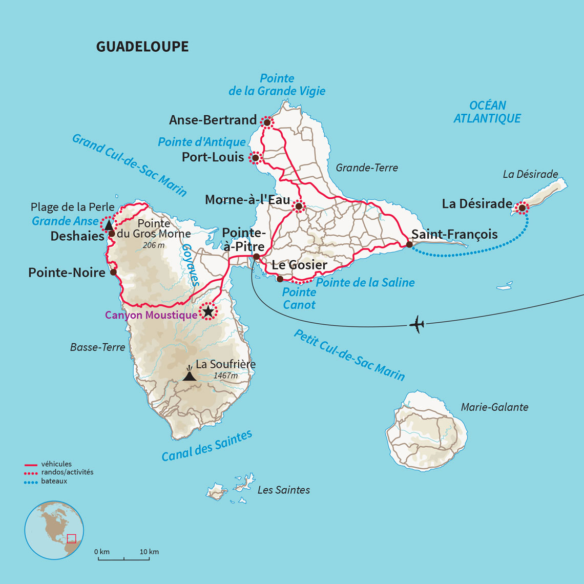 Découverte des grands classiques de la Guadeloupe en passant par Les Saintes: balades, snorkeling, baignades, rencontres... 3