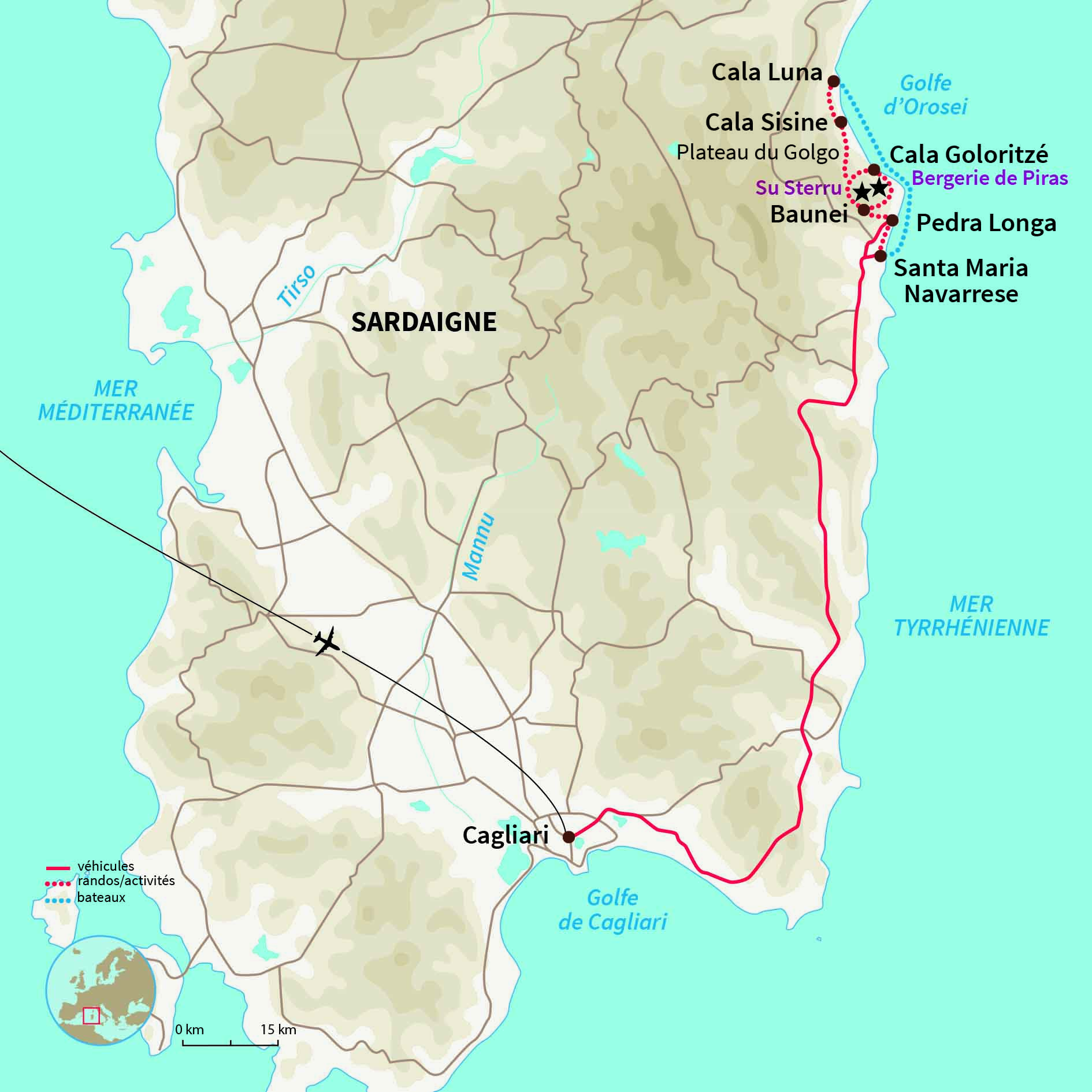 Spectaculaire circuit itinérant avec nuitées en bivouac dans une Sardaigne authentique entre terre et mer 3