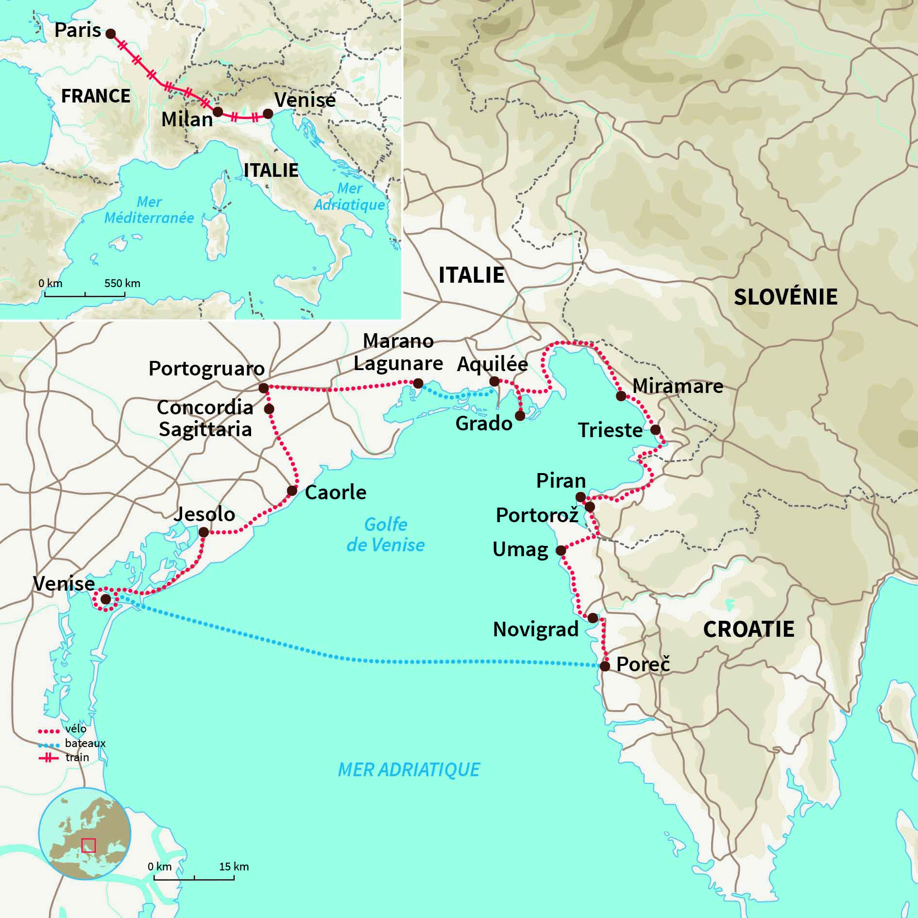 Carte Italie : Echappée adriatique 
