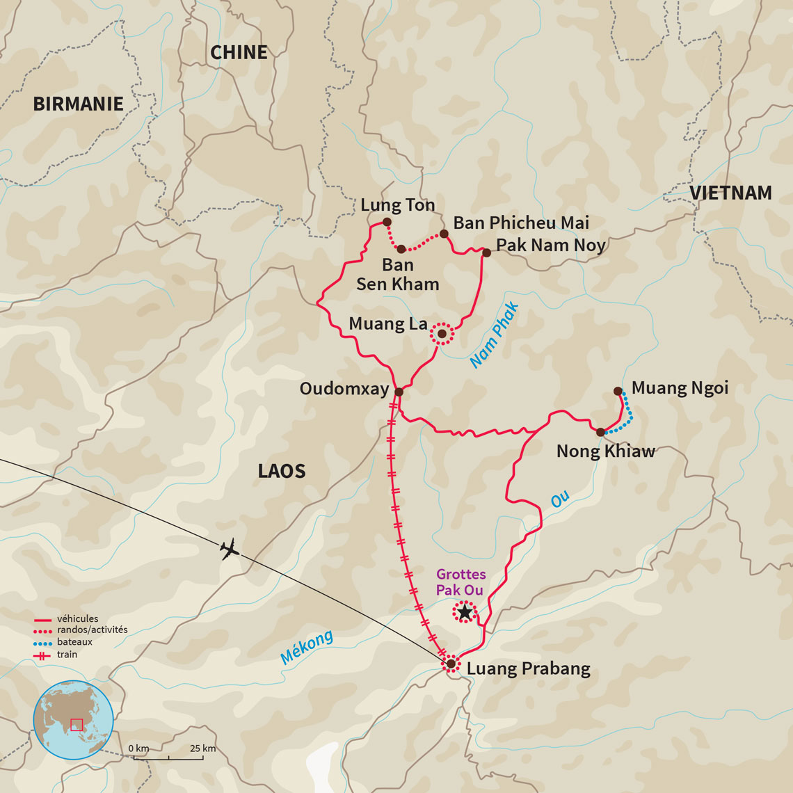 Randonnée dans la région de Phongsali et balade autour de Luang Prabang 3
