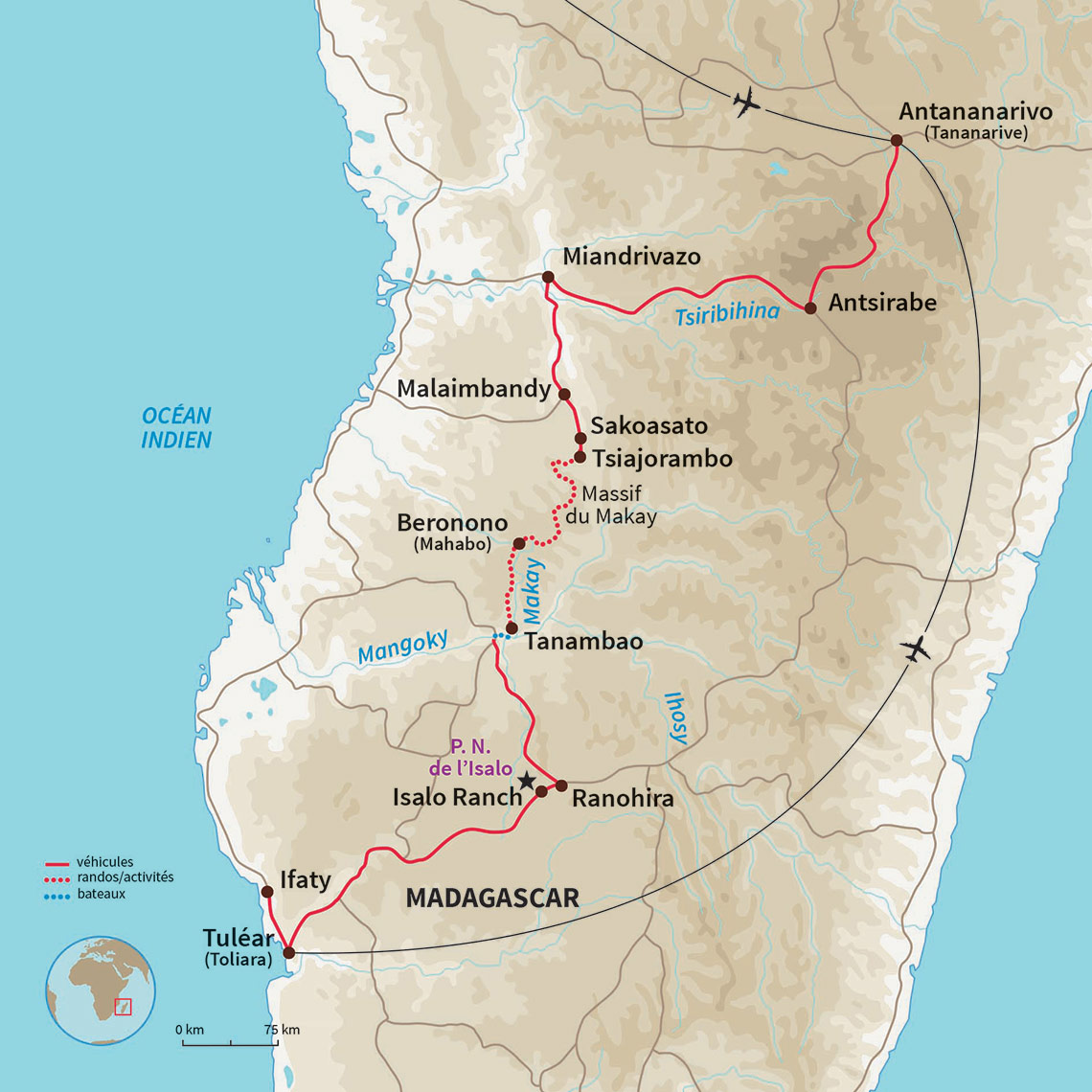 Carte Madagascar : Makay : l’expé ! 