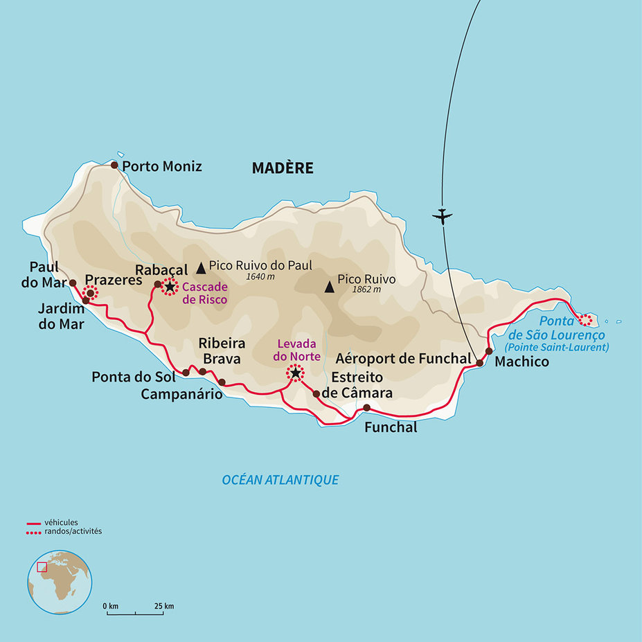 Carte Portugal : Douceurs atlantiques