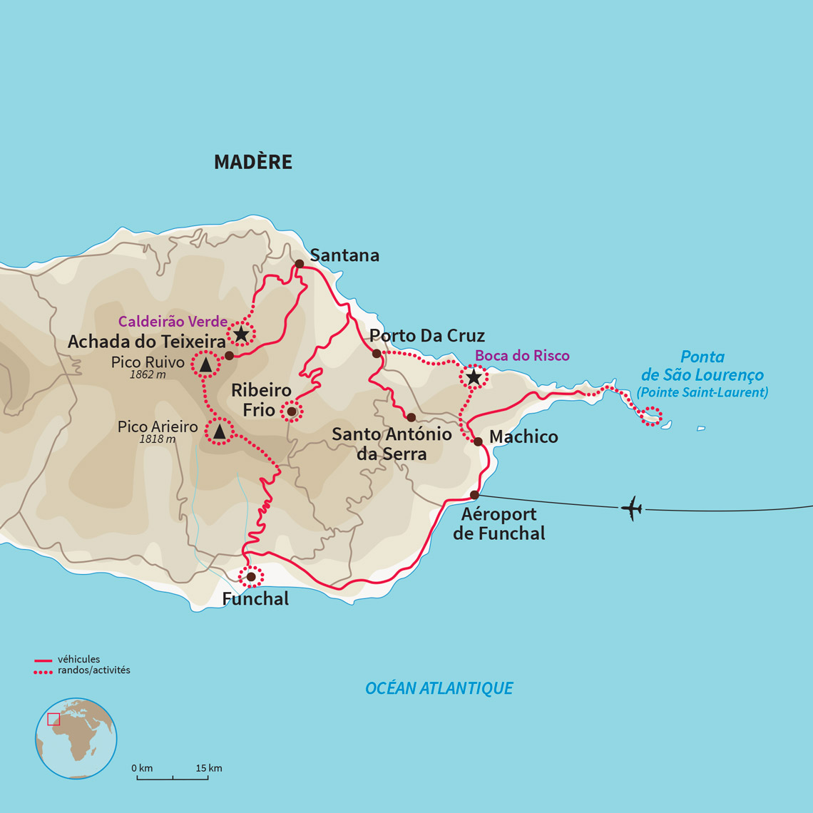 Carte Portugal : Le bijou de l'Atlantique